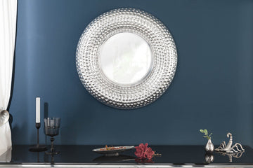 Mirror Orient 60cm Metal Silver