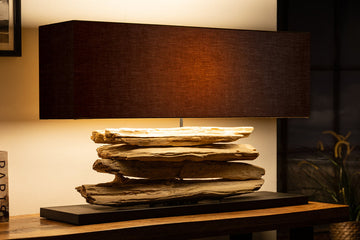 Table Lamp Riverine 80cm Driftwood Black