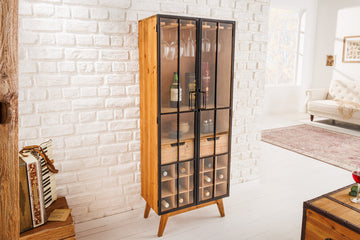 Bar Cabinet Galileo 150cm Pine Natural