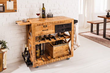Bar Cabinet Sonora 86cm Mango Wood Natural