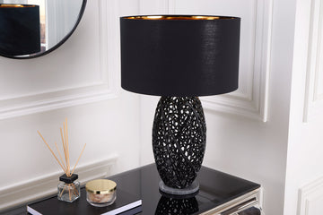 Table Lamp Ambrosia 65cm Metal Black