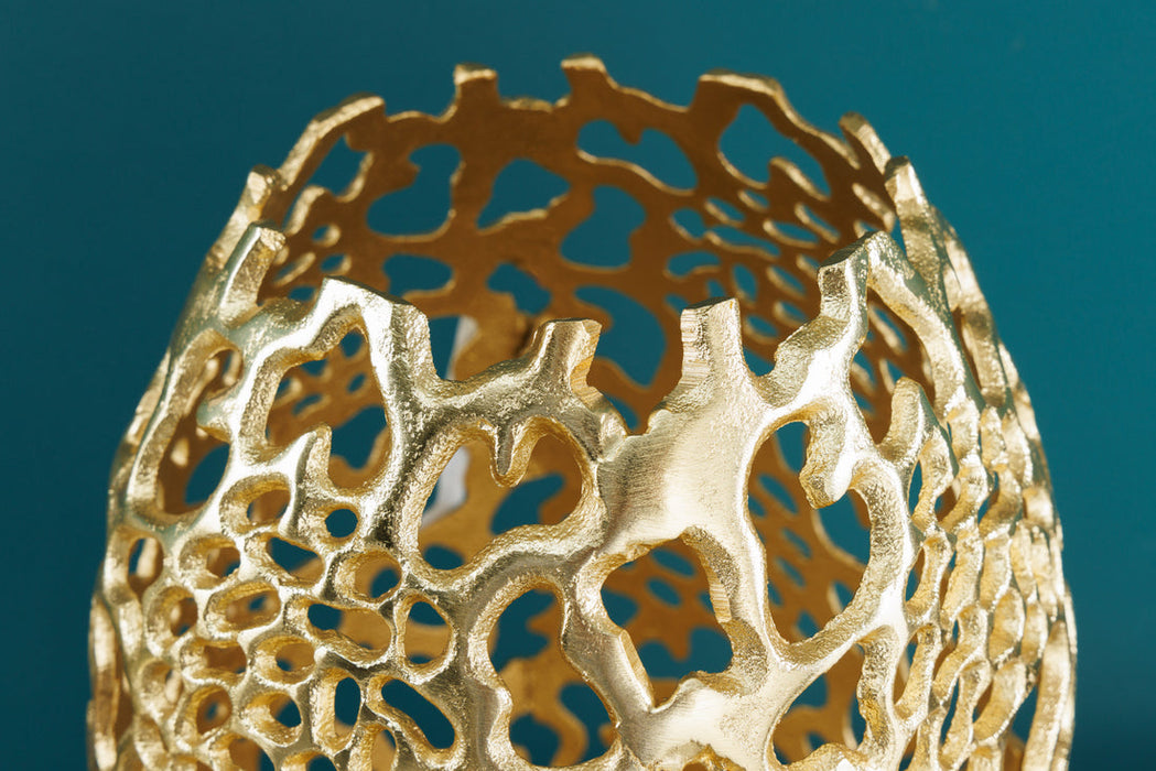 Vase Ambrosia 38cm Metal Gold