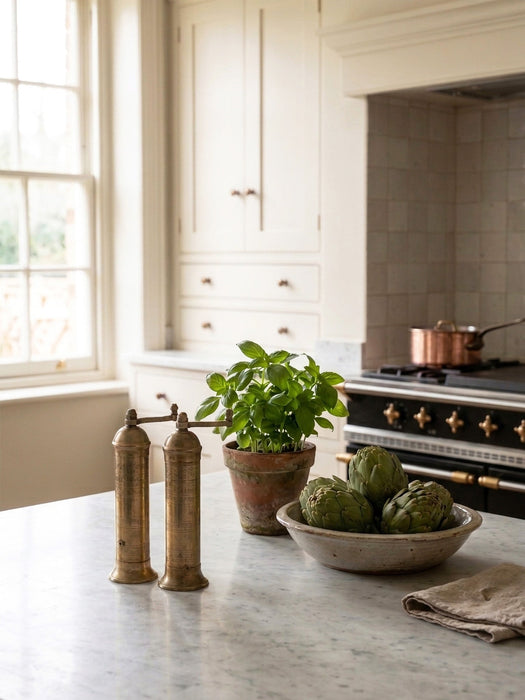 Brass Salt & Pepper Mill Set