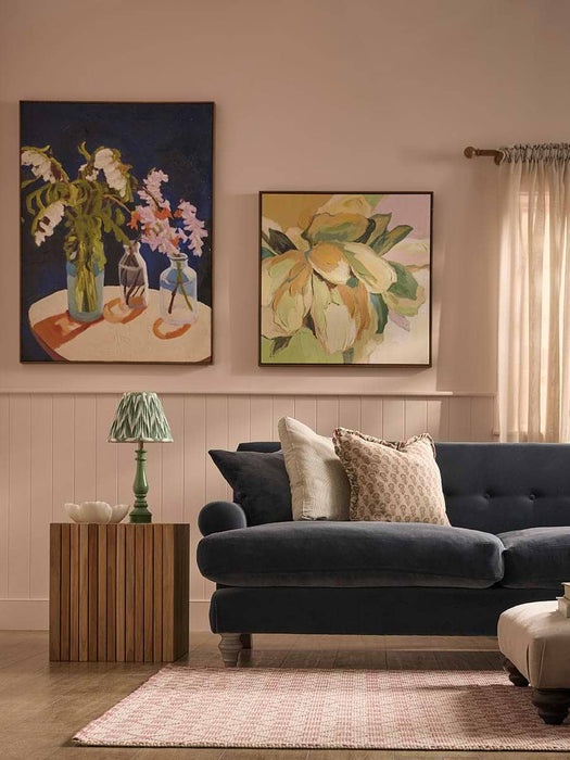 Framed Bold Abstract Floral Canvas