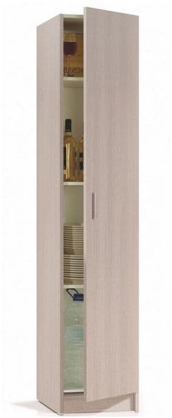 Purpose Oak Narrow Storage Cupboard