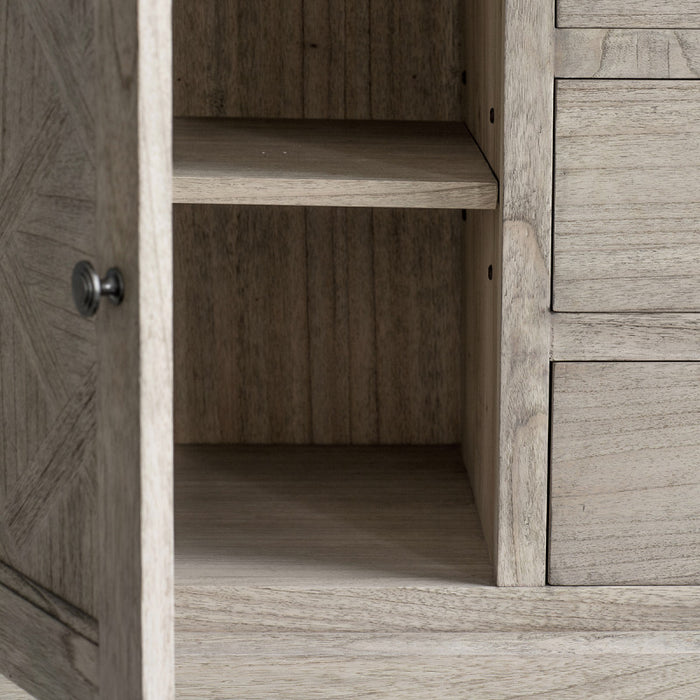 Camille French Style Weathered 2 Door Sideboard