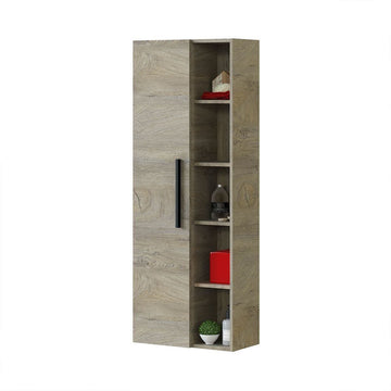 Amos Mann Oak Effect Bathroom Vanity Storage Wall Mounted Cupboard