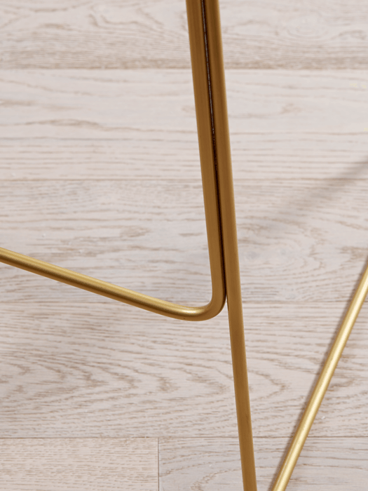 Enamel Top Bar Stool - Blush