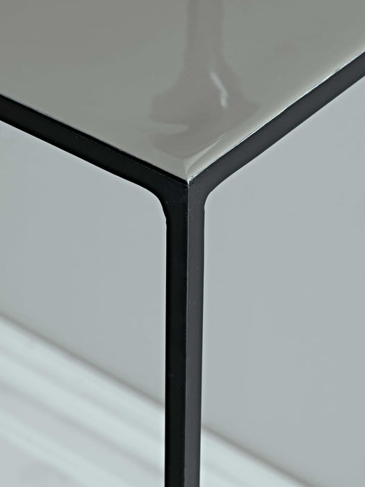 Enamel Console Table - Mink