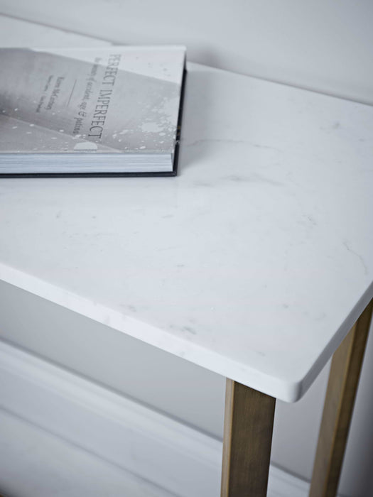 Marble & Brass Console Table