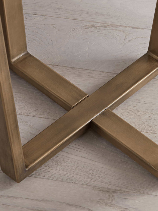Marble & Brass Side Table