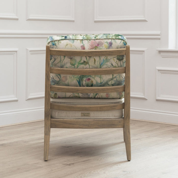 Atelier Luxe Cirsium Printed Chair Damson