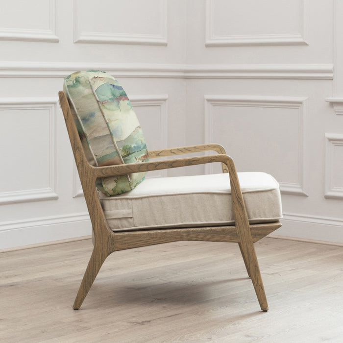 Atelier Luxe Russet Shores Printed Chair Linen