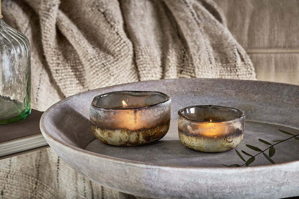 Janka Glass Tealights Set Of 2