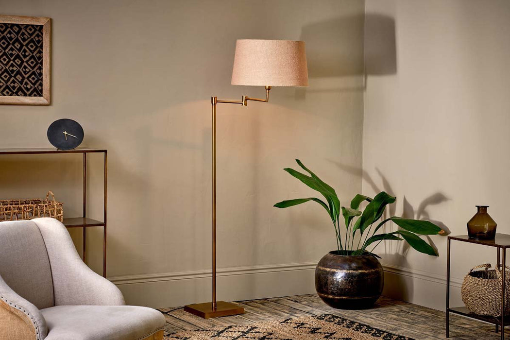 Kara Floor Lamp Brass
