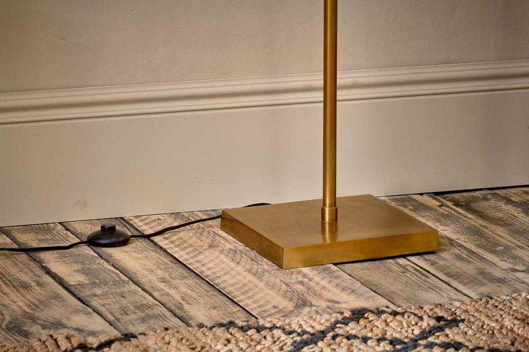 Kara Floor Lamp Brass