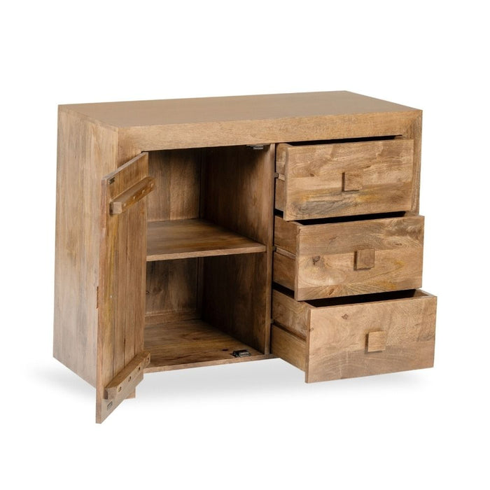 Oak Dakota Mango Wood 96cm Sideboard - In Stock