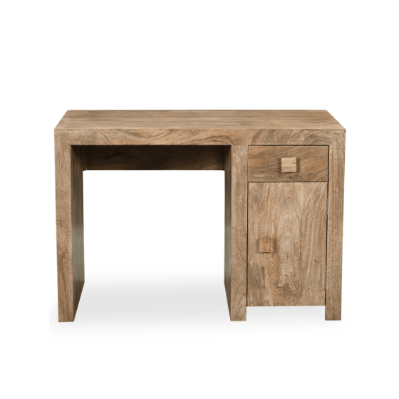Acre & Artisan Oak Stain Solid Wood 110Cm Desk