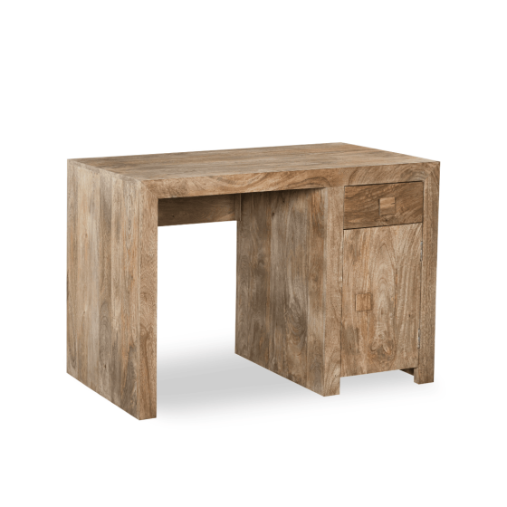 Acre & Artisan Oak Stain Solid Wood 110Cm Desk
