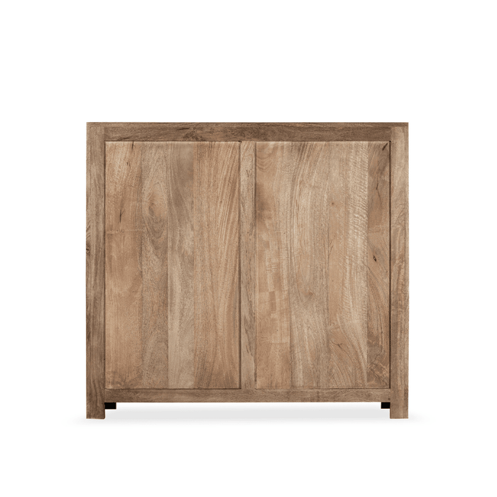 Oak Stain Dakota Mango Wood 110cm Low Bookcase - In Stock