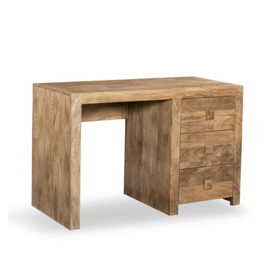 Acre & Artisan Oak Stain Solid Wood 120Cm Desk