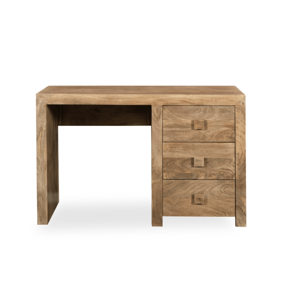 Acre & Artisan Oak Stain Solid Wood 120Cm Desk