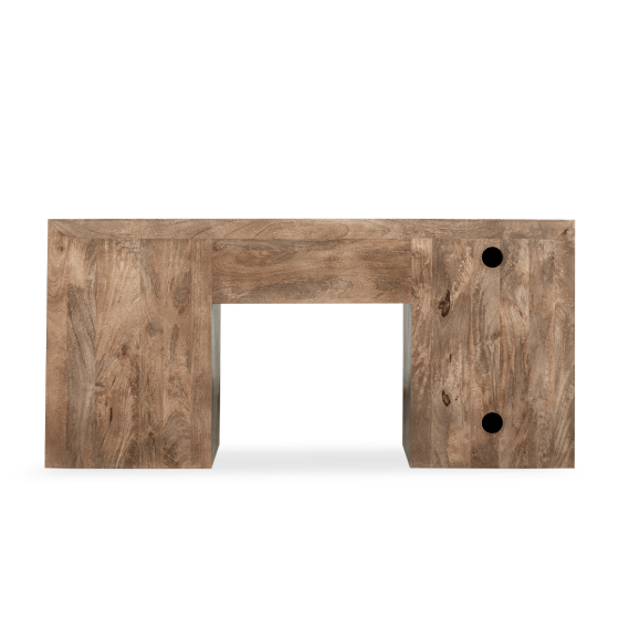 Acre & Artisan Oak Stain Solid Wood 160Cm Office Desk