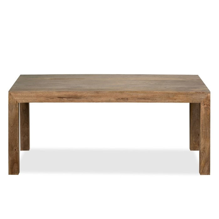 Oak Stain Dakota Mango Wood 180cm Dining Table - In Stock