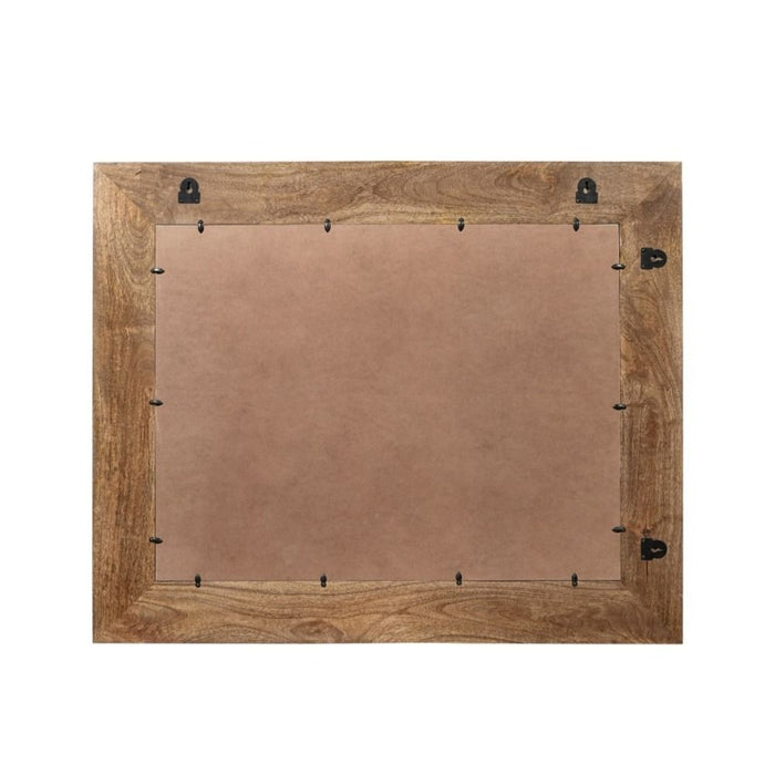 Oak Stain Dakota Mango Wood 60cm Medium Mirror - In Stock