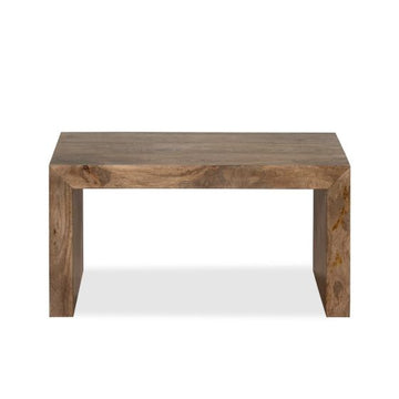 Oak Stain Acre & Artisan Premium Mango Wood 85cm Open Coffee Table