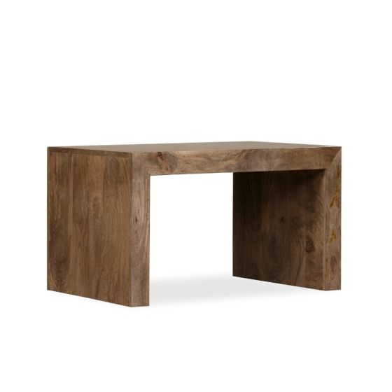 Acre & Artisan Oak Solid Wood 85Cm Coffee Table