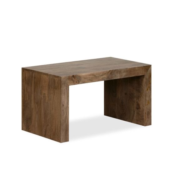Acre & Artisan Oak Solid Wood 85Cm Coffee Table