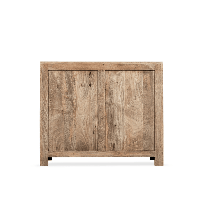 Oak Stain Dakota Mango Wood 89cm Wine Rack - In Stock