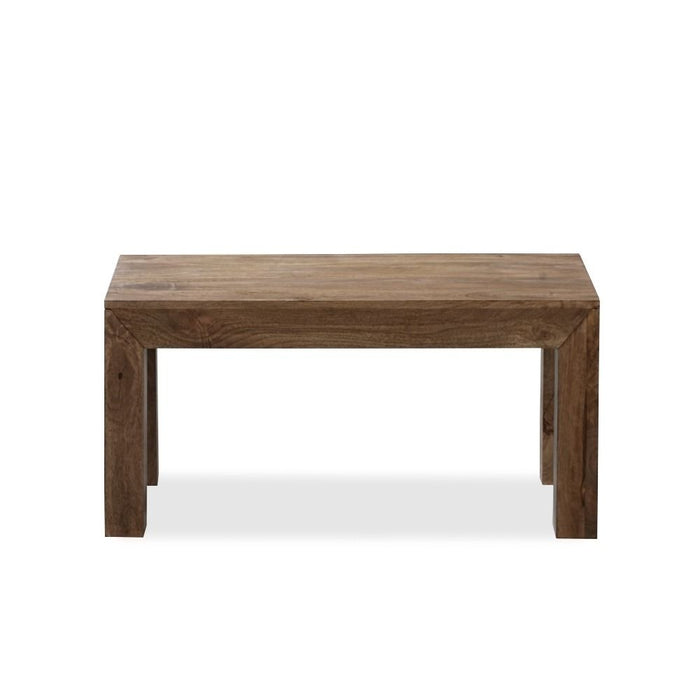 Oak Stain Dakota Mango Wood 90cm Bench - In Stock