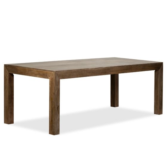 Acre & Artisan Oak Solid Wood 220Cm Dining Table