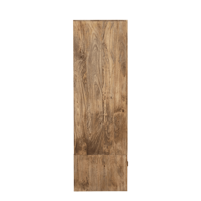 Oak Stain Dakota Mango Wood Double Wardrobe - In Stock