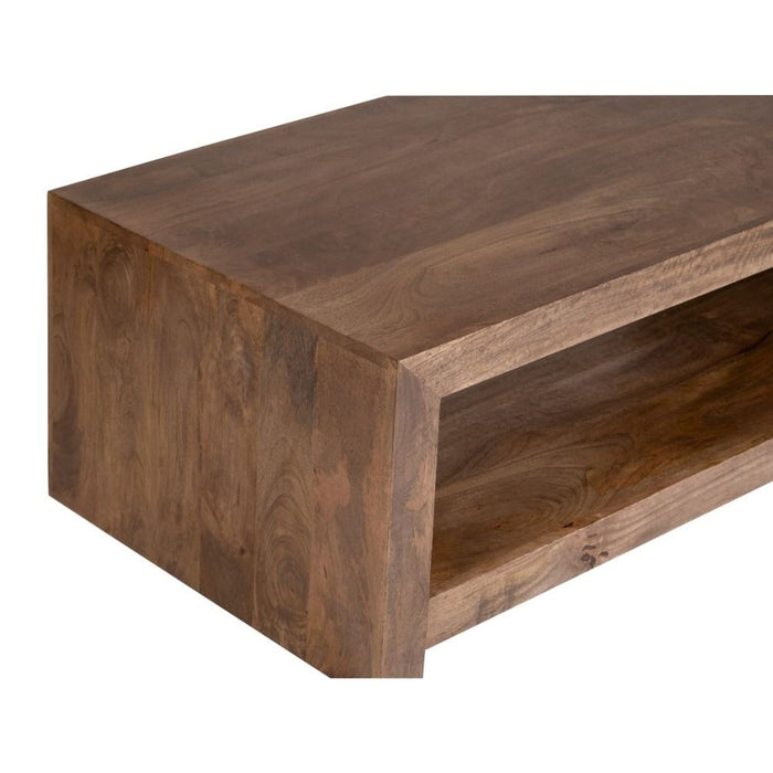 Oak Stain Dakota Mango Wood 110cm Open Coffee Table - In Stock