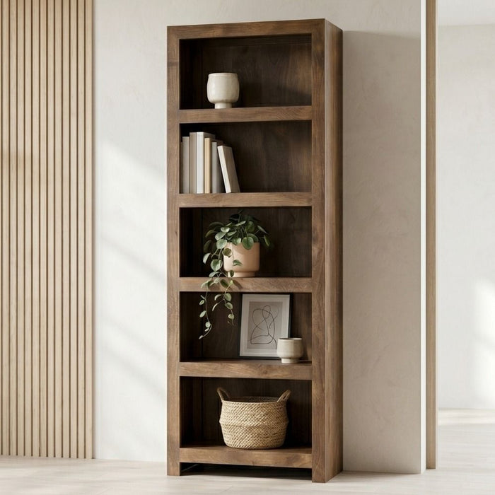 Oak Stain Dakota Mango Wood 76cm Tall Shelves - Due 30th October