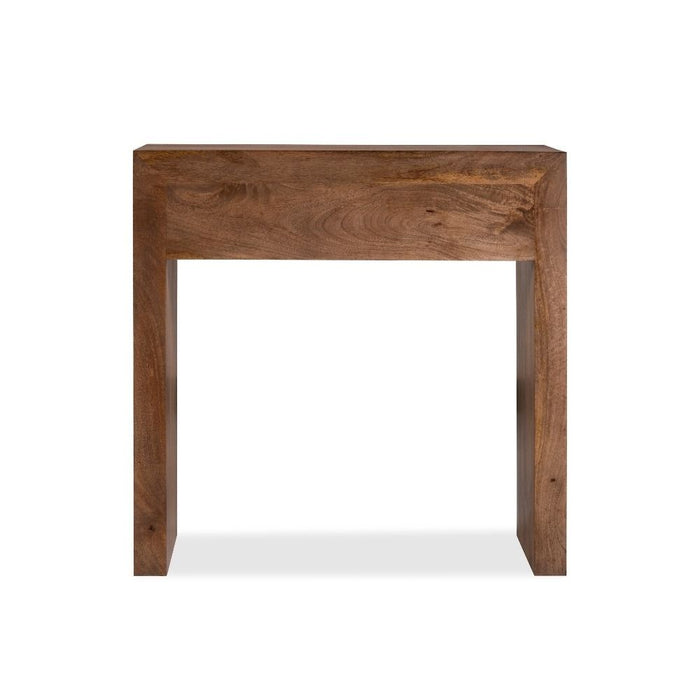 Oak Stain Dakota Mango Wood 80cm Console Table - Last One Remaining
