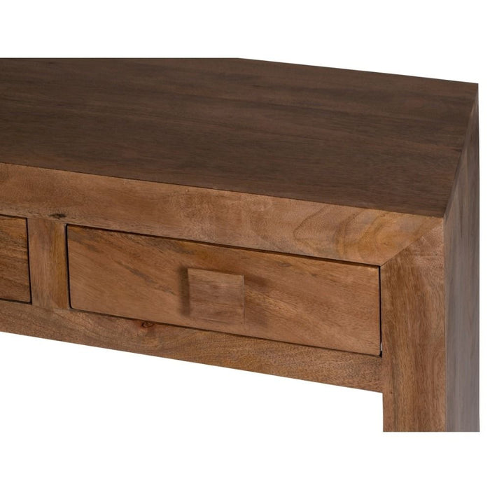 Oak Stain Dakota Mango Wood 80cm Console Table - Last One Remaining