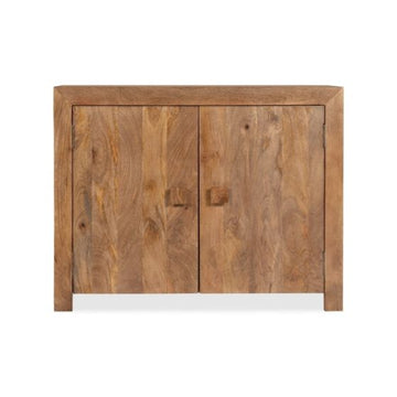 Oak Stain Acre & Artisan Premium Mango Wood 96cm 2 Door Sideboard