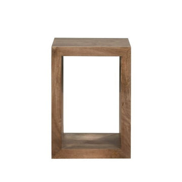 Oak Stain Acre & Artisan Premium Mango Wood Rectangular Cube