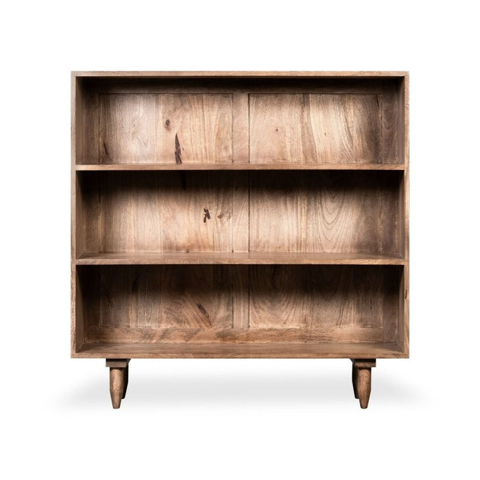 Oak Stain Scandi Mango 100cm Bookcase - In Stock