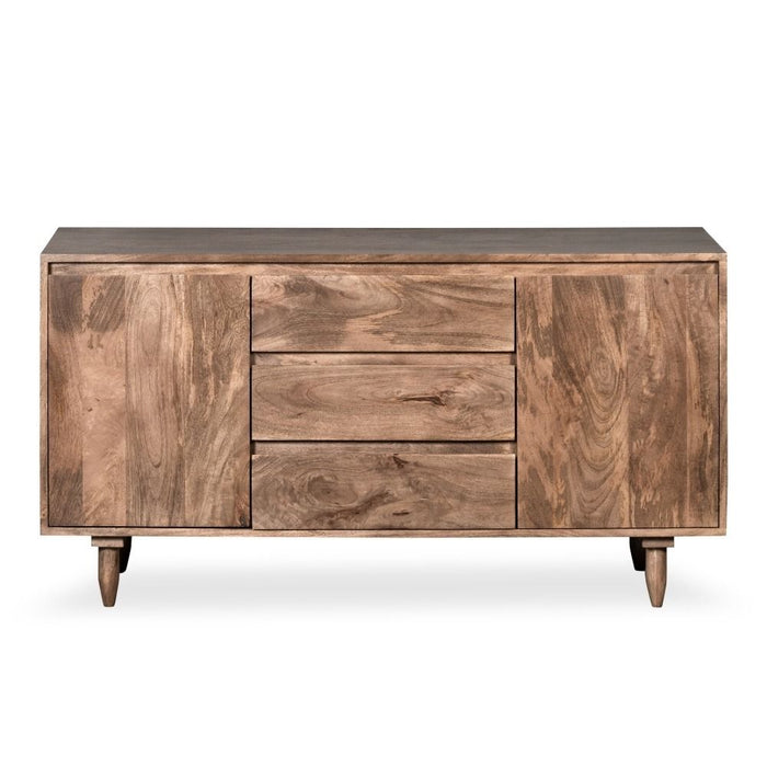 Oak Stain Scandi Mango 130cm Sideboard - In Stock