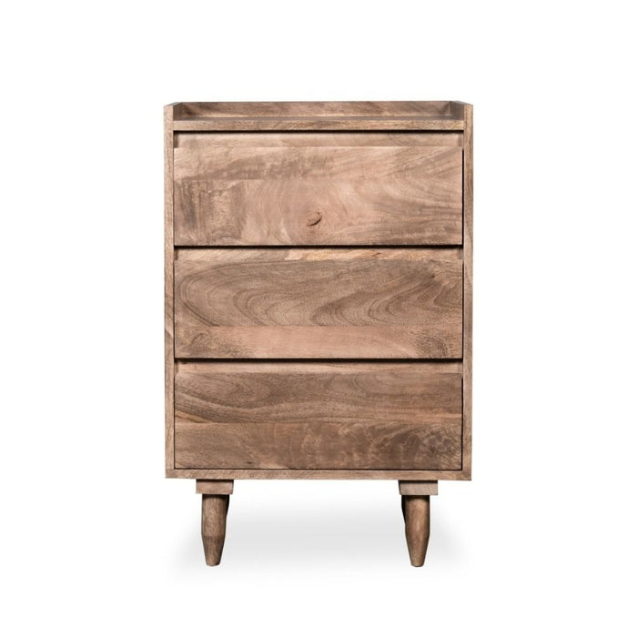 Oak Stain Scandi Mango 50cm Chest of Drawers - In Stock