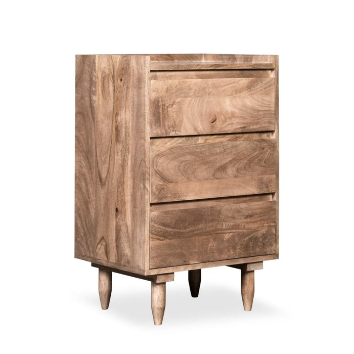 Oak Stain Scandi Mango 50cm Chest of Drawers - In Stock