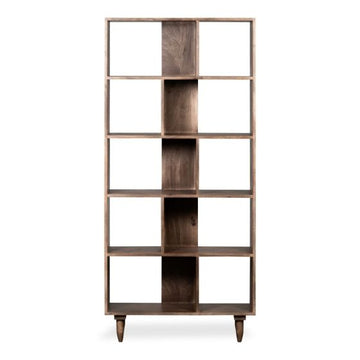 Oak Stain Scandi Mango 80cm Bookcase