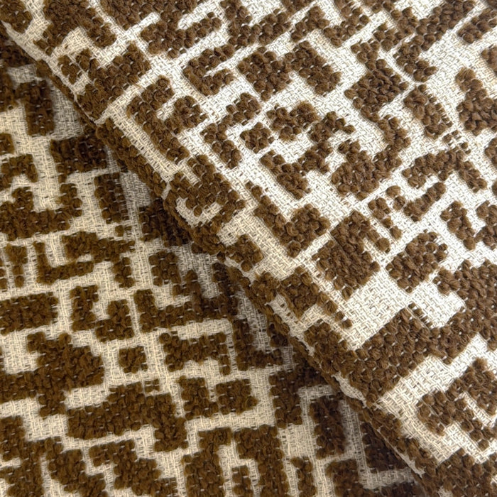 Ada Accent Chair | Ochre Boucle & Walnut