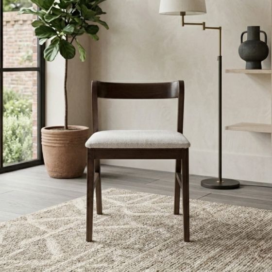 Acre & Artisan Oslo Cream Boucle Dining Chair