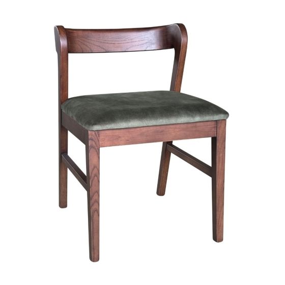 Acre & Artisan Oslo Green Velvet Dining Chair